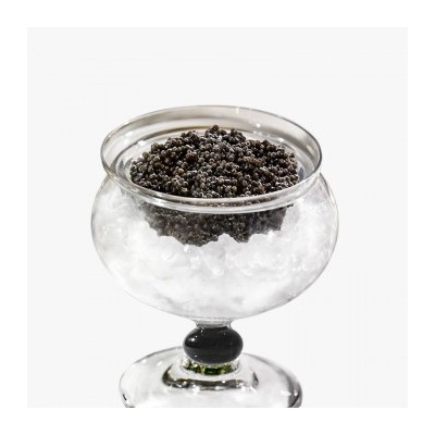 SERVICE À CAVIAR EN VERRE SOUFFLE