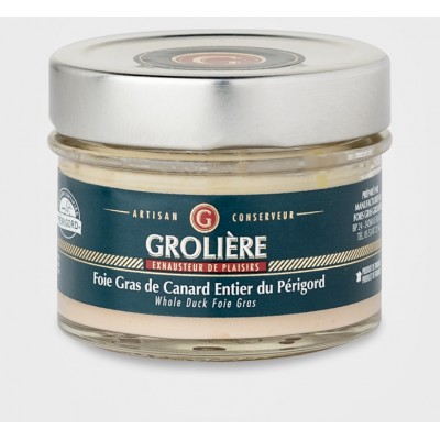 FOIE GRAS DE CANAR DU PERIGORD MI-CUIT GROLIERE 